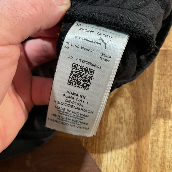 Puma Sweatpants Jogger TBT‎ The Basketball Tournament Recycled Cotton Small New - Picture 6 of 11